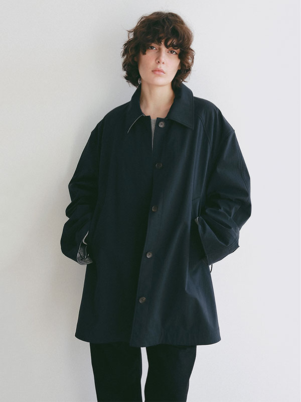 ステンカラーボンディングコート