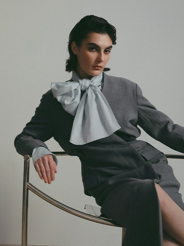 SANTEボウタイリボンシャツ