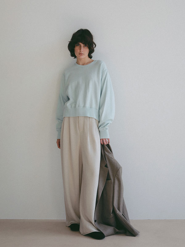 コンパクトスウェットシャツ