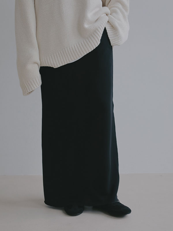 ダブルフェイスIラインスカート