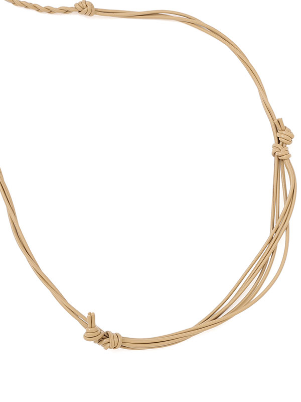 レザーコードロングマルチストラップ