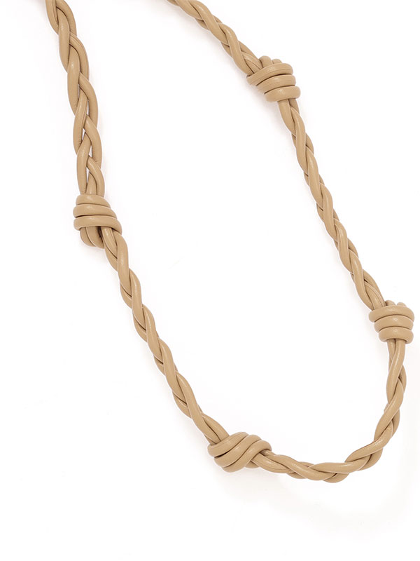 レザーコードショートマルチストラップ