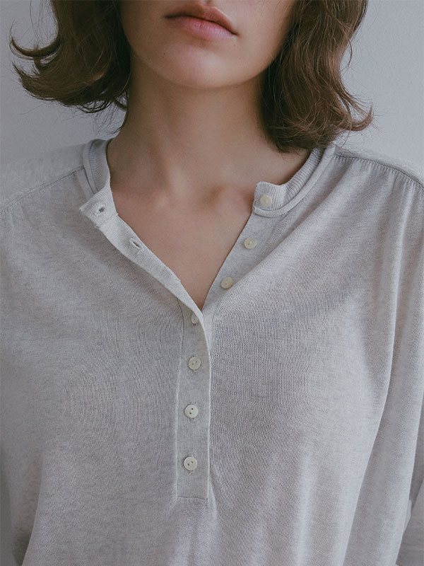 ショルダーパットニットTee