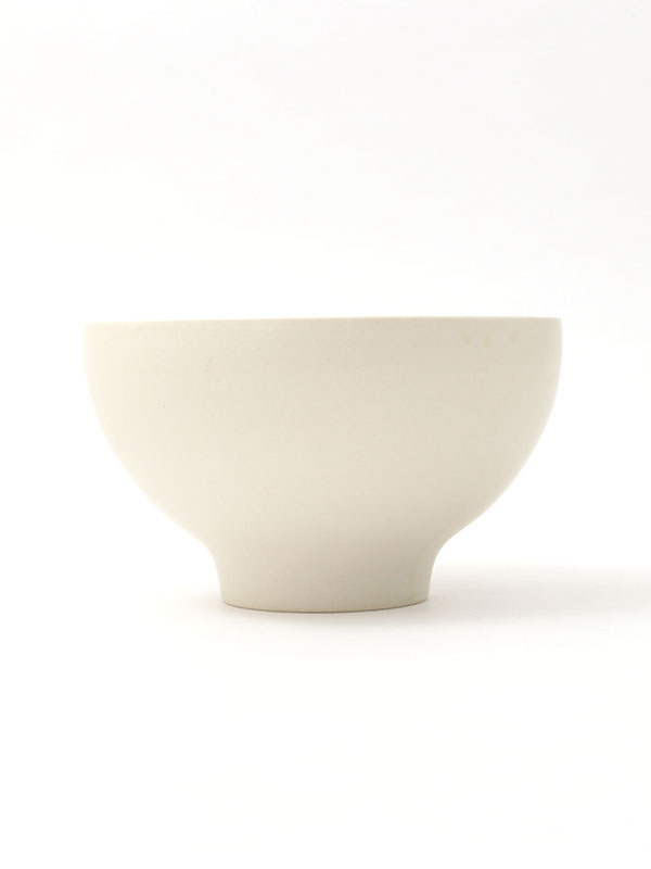 白陶土黒田釉茶碗大