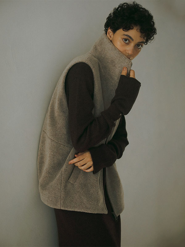 メルトンフリースベスト(F BEIGE): トップス │ ETRE TOKYO official  