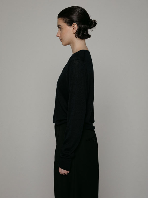 SANTEシルクカシミヤVネックニットプルオーバー