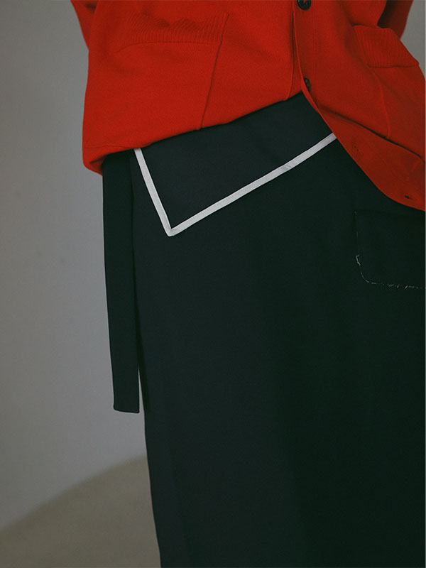 カットオフスカートパンツ(S NAVY): ボトムス │ ETRE TOKYO