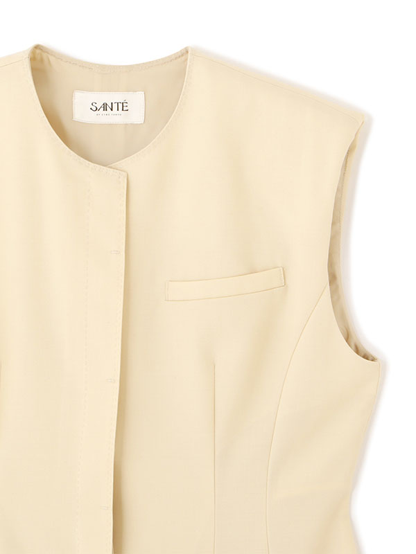 SANTEハイカウントロングジレドレス