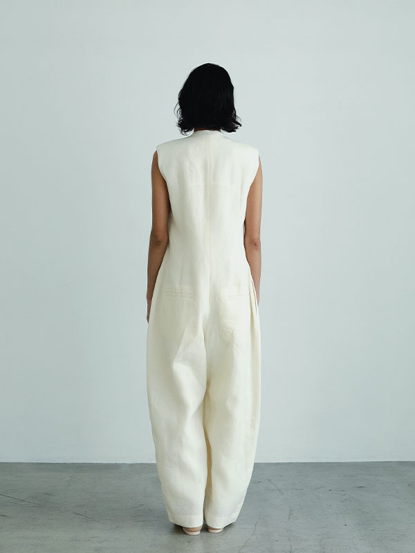 SANTEスリーブレスカーヴィーオールインワン