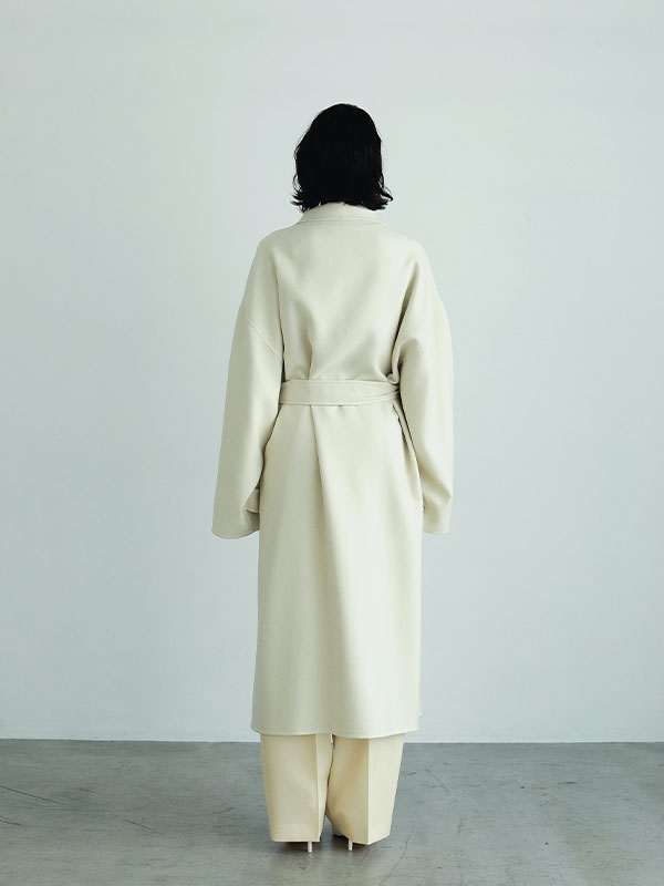 SANTEウーステッドクロークリバーコート