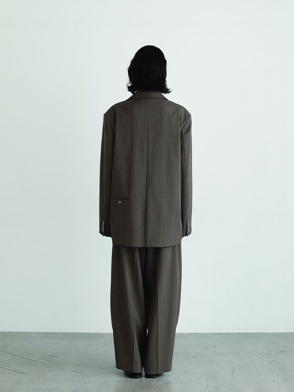 SANTEワンタックセンタークリースパンツ