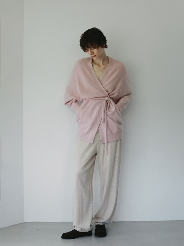 SANTEカシミヤヘアリーニットカーディガン