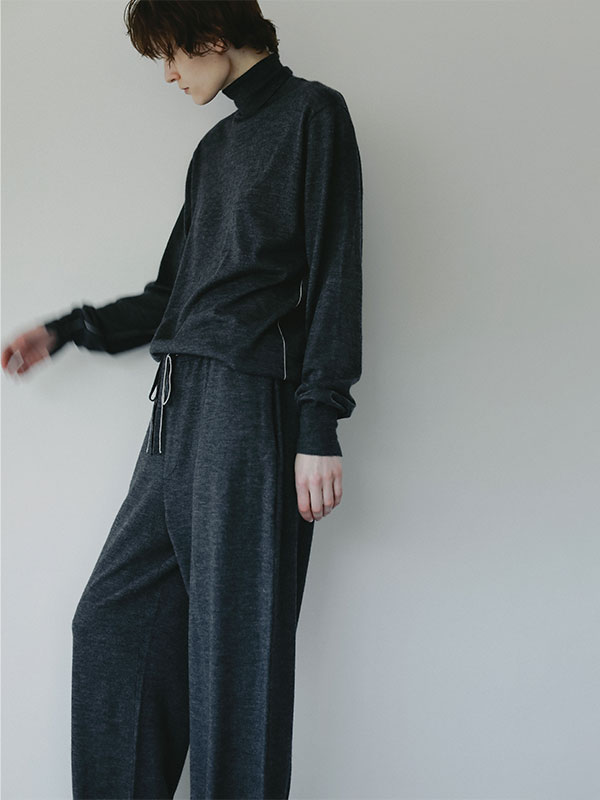 SANTEウールカシミヤニットパンツ