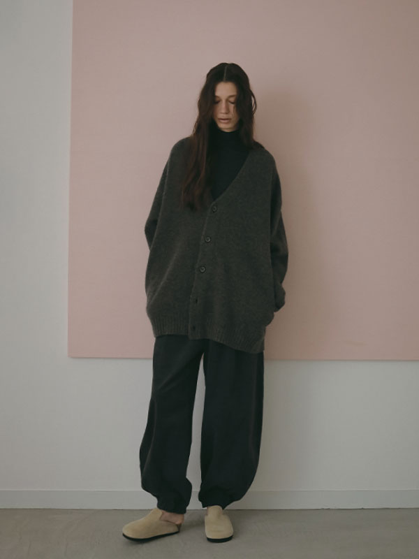 コーデュロイカーブジョガーパンツ