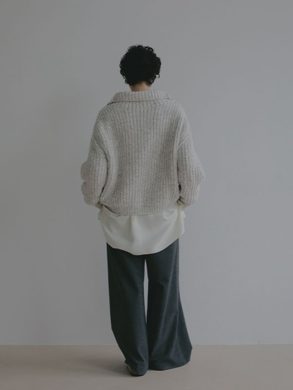 ウーリーセミワイドパンツ