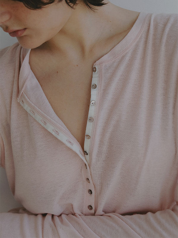 ウールフライスヘンリーネックプルオーバー