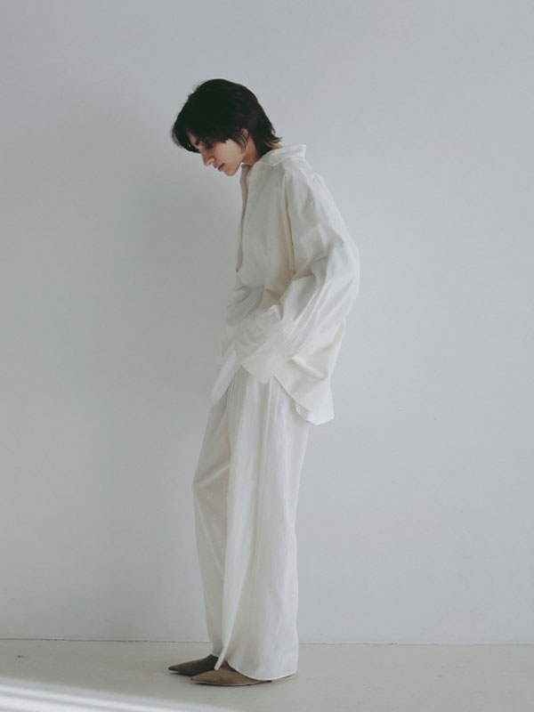 コットンシルクスキッパーシャツ