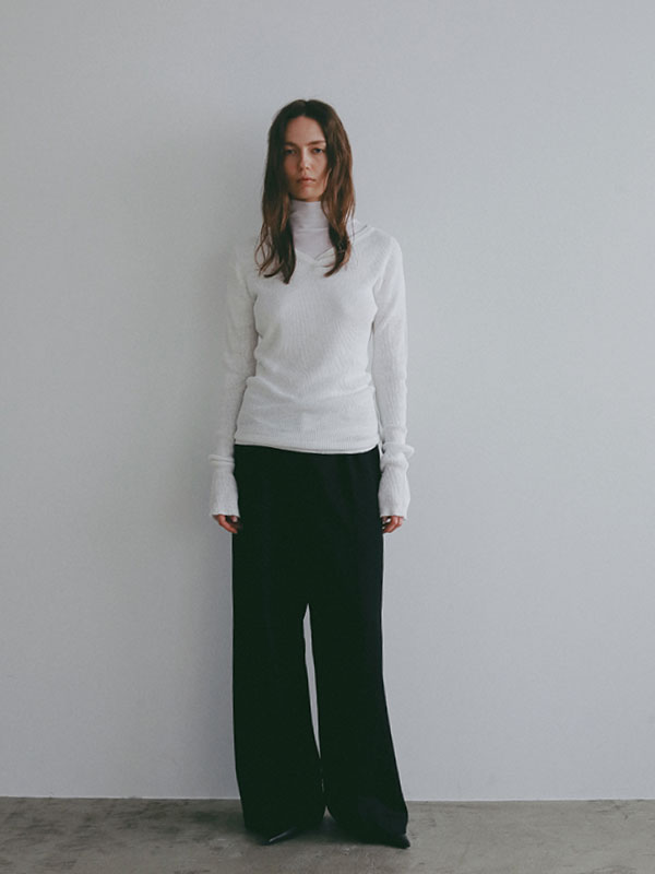 リネンヘルシーニットプルオーバー