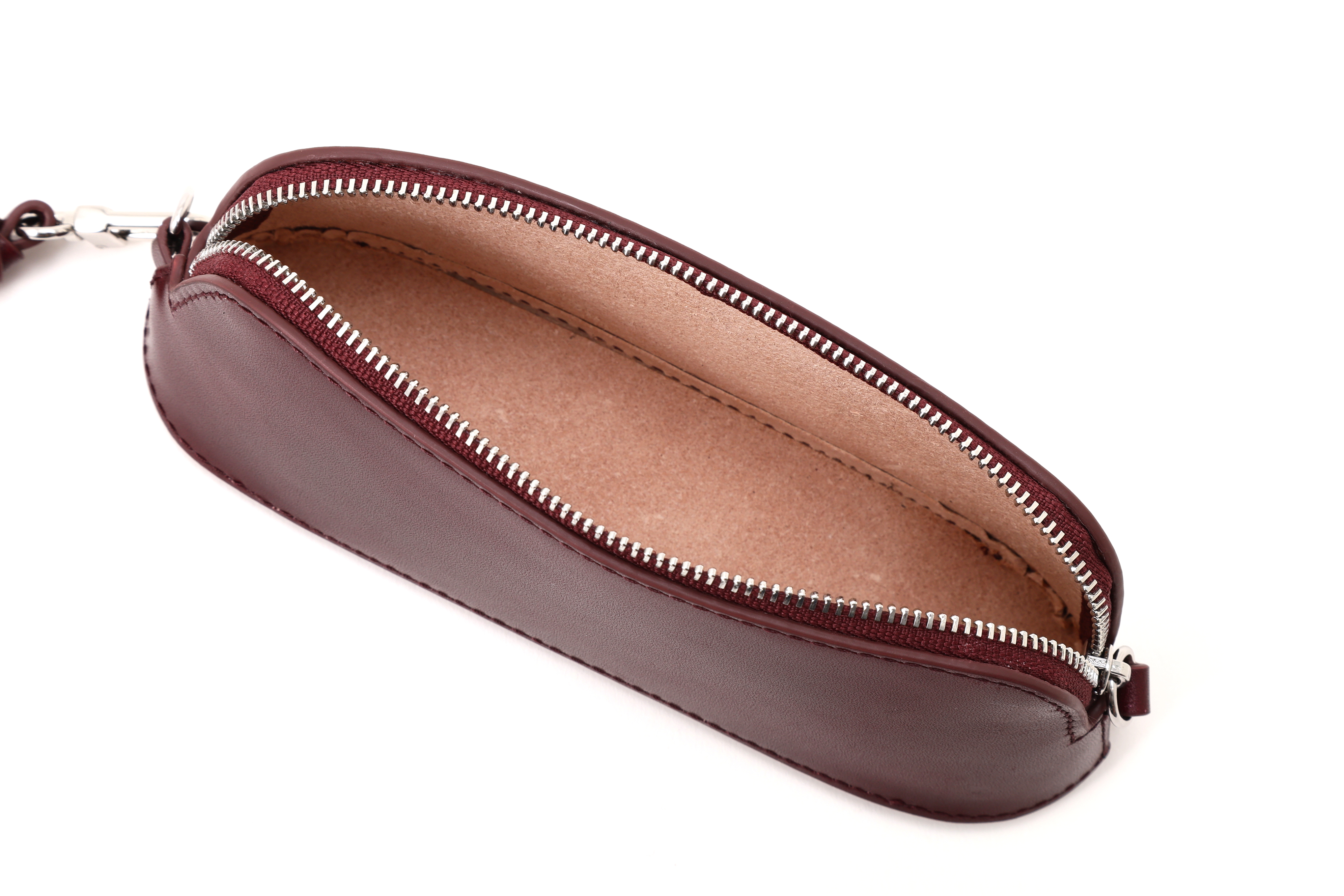 タンドレザージップサングラスケース