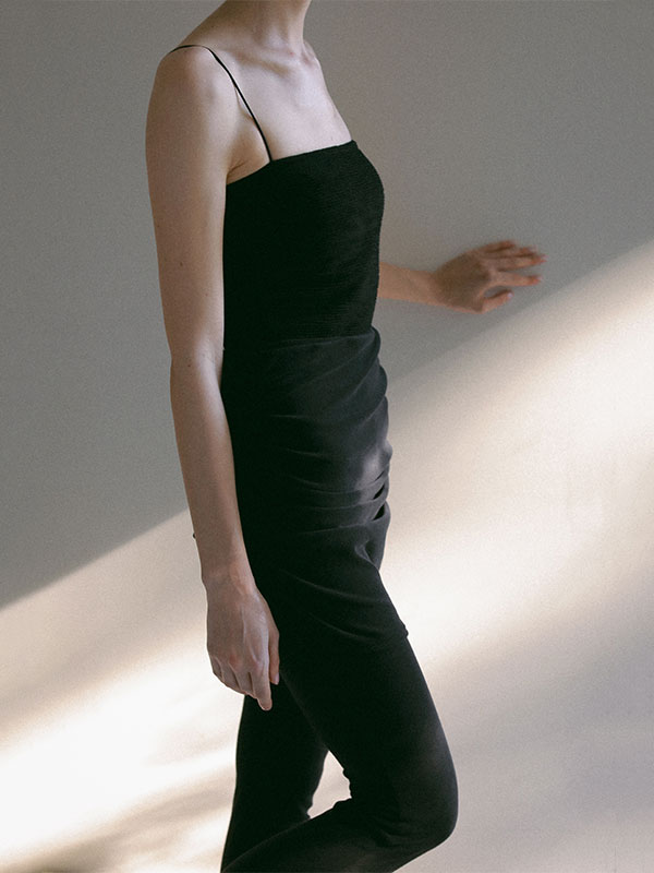 パイルギャザーミニスカート