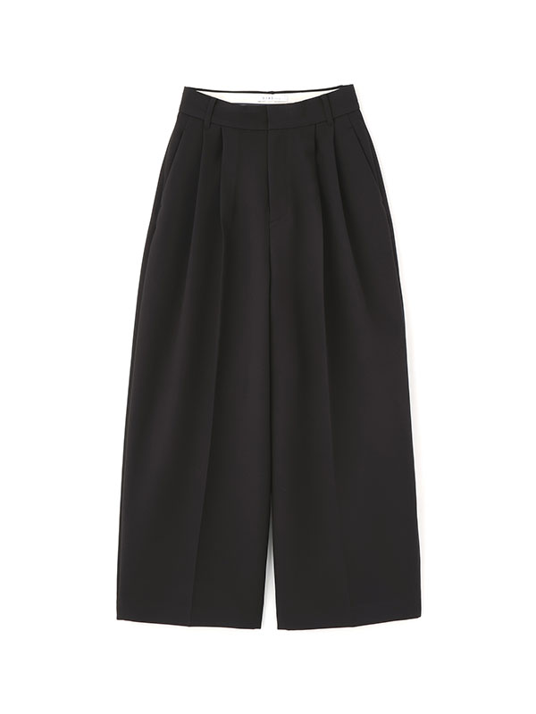 ダブルクロスハイウエストタックパンツ