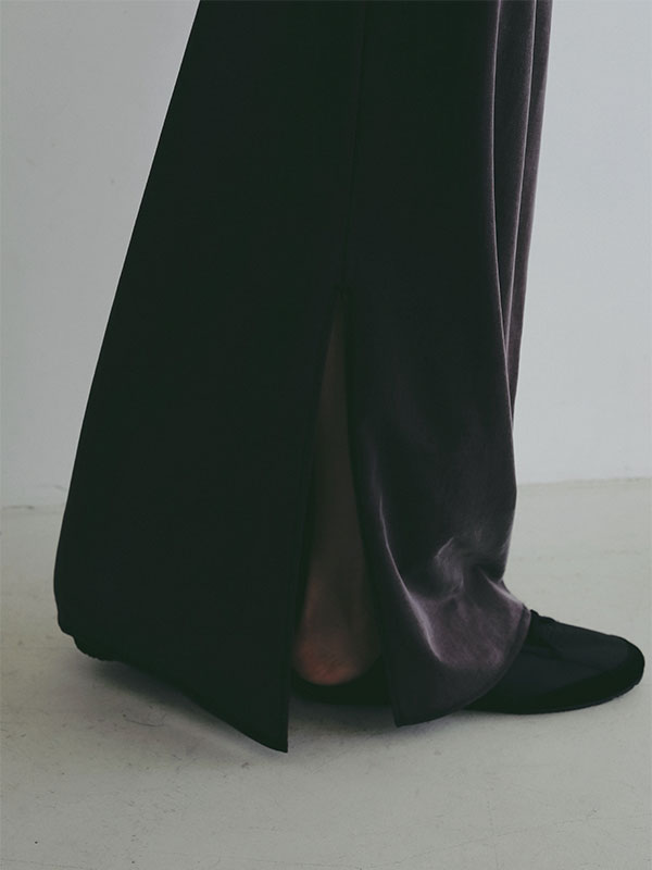 キュプラジャージロングスカート