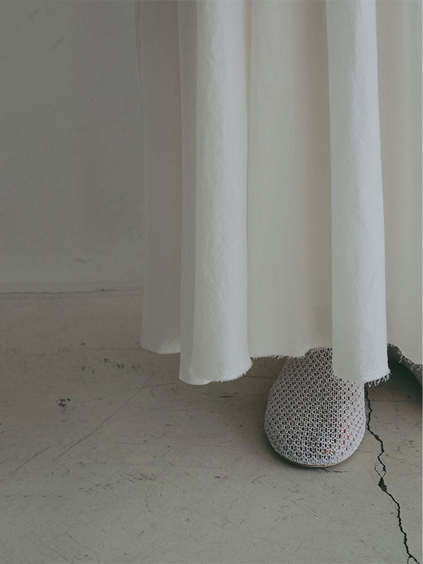 レースコットンキャミワンピース