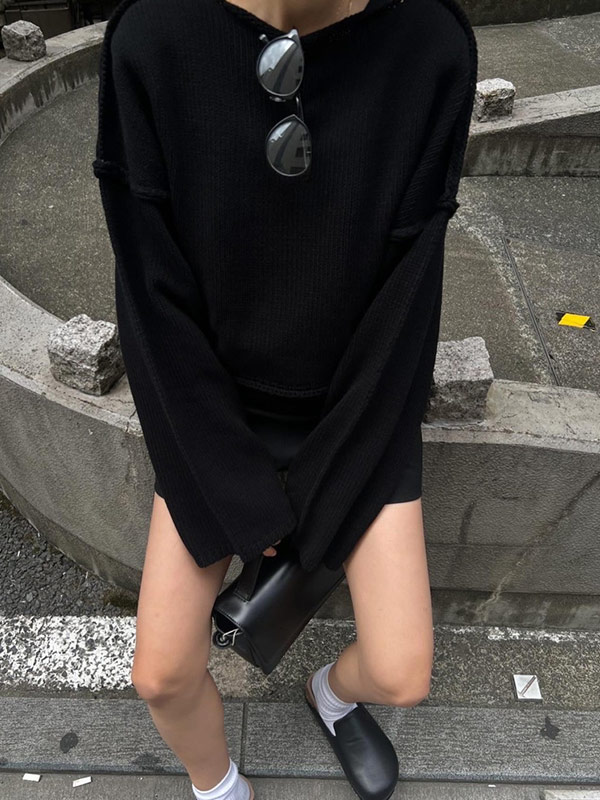 2ピースアウトリンキングニットプルオーバー(F OFF WHITE): トップス 