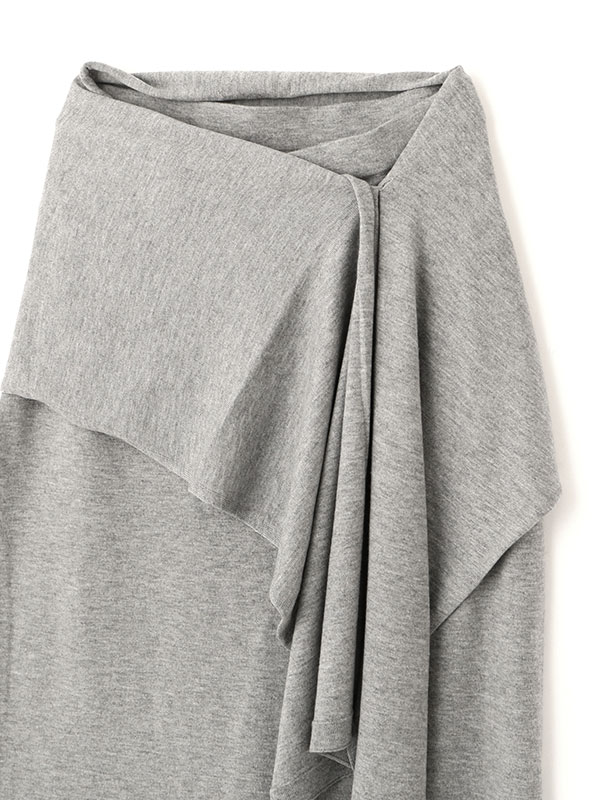 2ピースニットIラインスカート