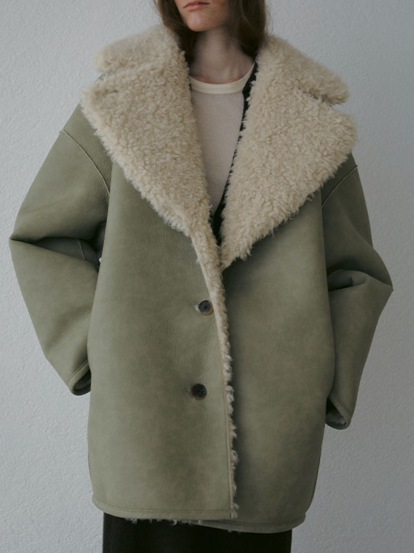 ETRE TOKYO リバーシブルムートンブルゾン 新 デザイン