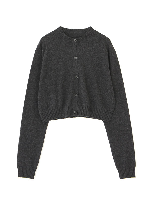 コンパクトカシミヤニットカーディガン