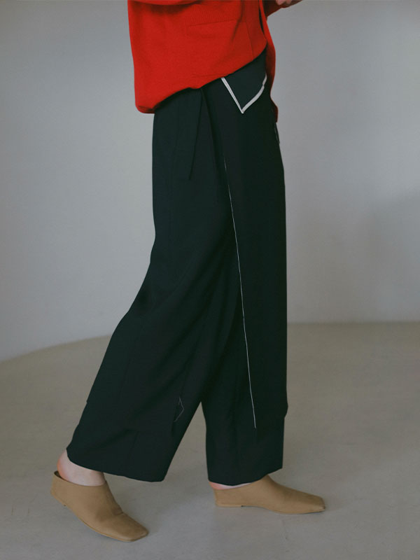 カットオフスカートパンツ(S NAVY): ボトムス │ ETRE TOKYO