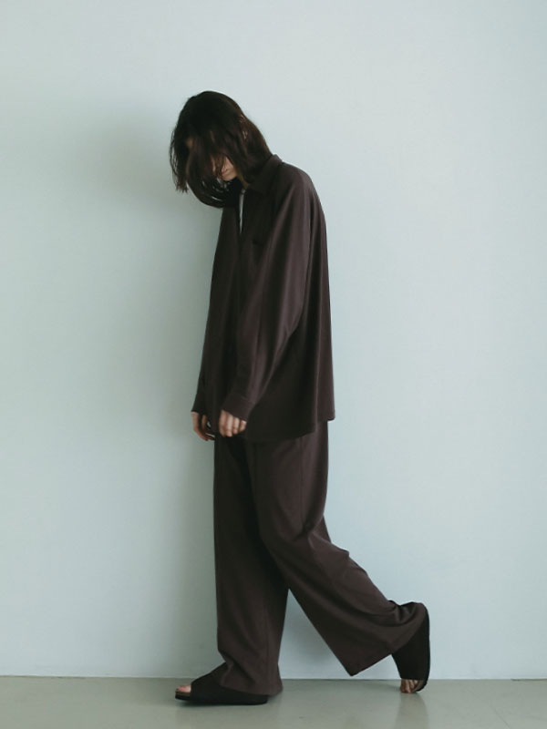 フロントファスナーカットシャツ(F CHARCOAL): トップス │ ETRE