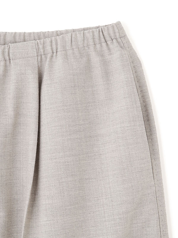 SANTEウエストドロストセミワイドパンツ