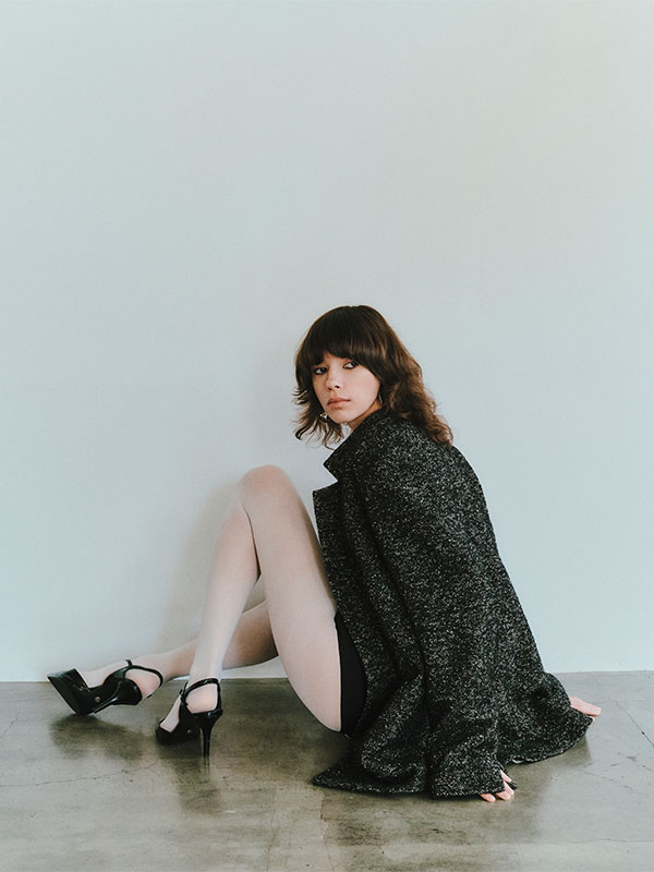 SANTEヘリンボーンツィードジャケット