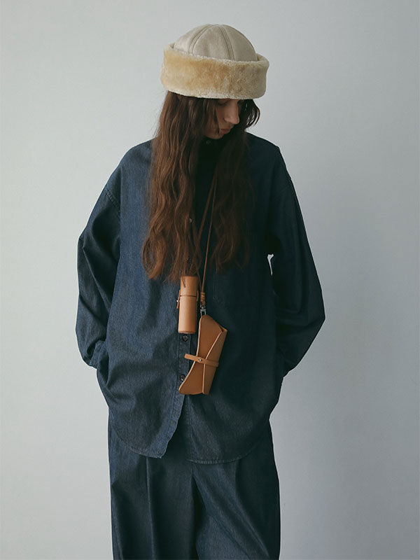 ETRETOKYO エトレトウキョウ　テンセルデニムシャツ　インディゴ ETRE TOKYO テンセルデニムシャツ ELENDEEKetc セレクトショップ｜Bay