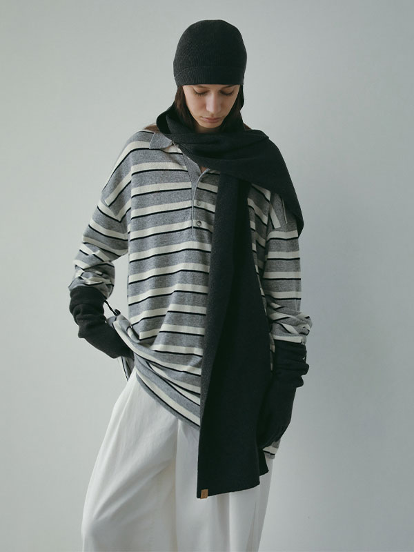 ホールガーメントロングニットグローブ