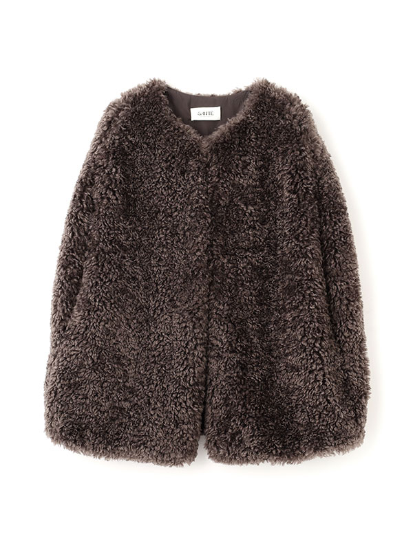 SANTEエコファーポンチョコート