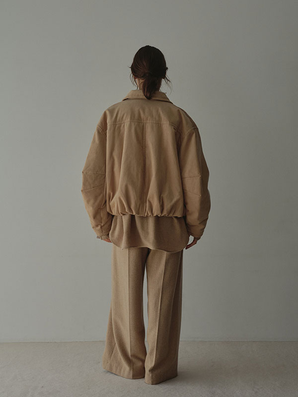 バルーンシルエットパディングブルゾン