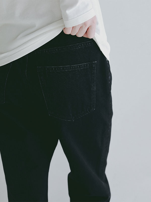 ハイライズストレートデニム