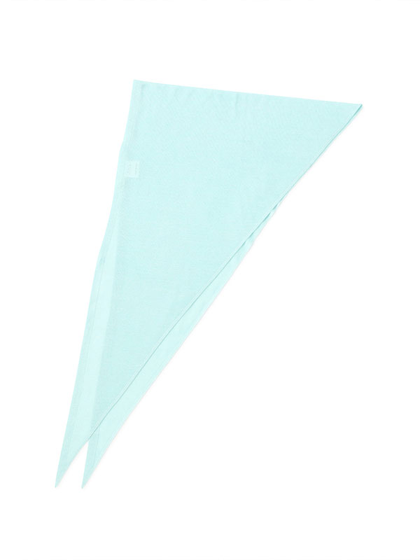 A SAUCE MELER シルクトライアングルニットスカーフ