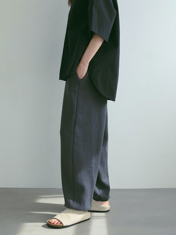 リネンスムースニットパンツ(S OFF WHITE): ボトムス │ ETRE