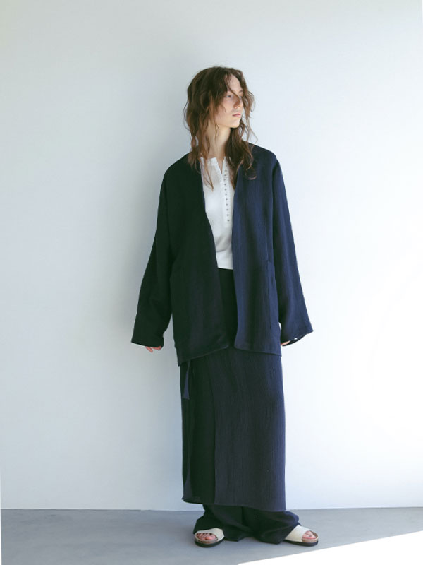 レノクロスセミワイドパンツ(S OFF WHITE): ボトムス │ ETRE