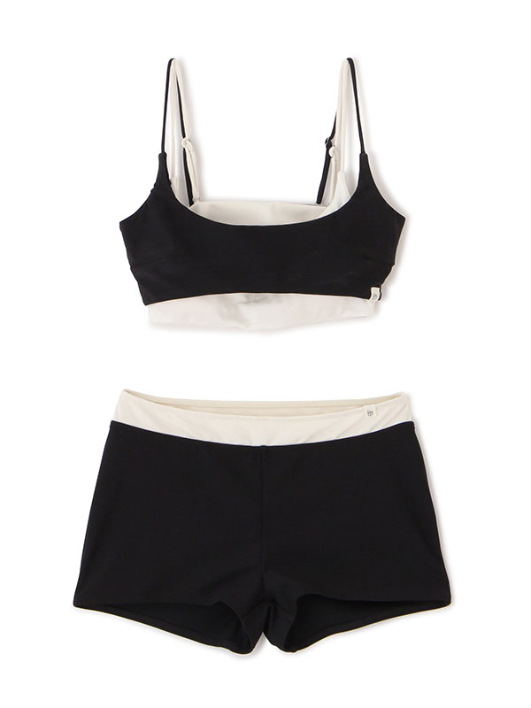 トリコットバイカラースイムウェア