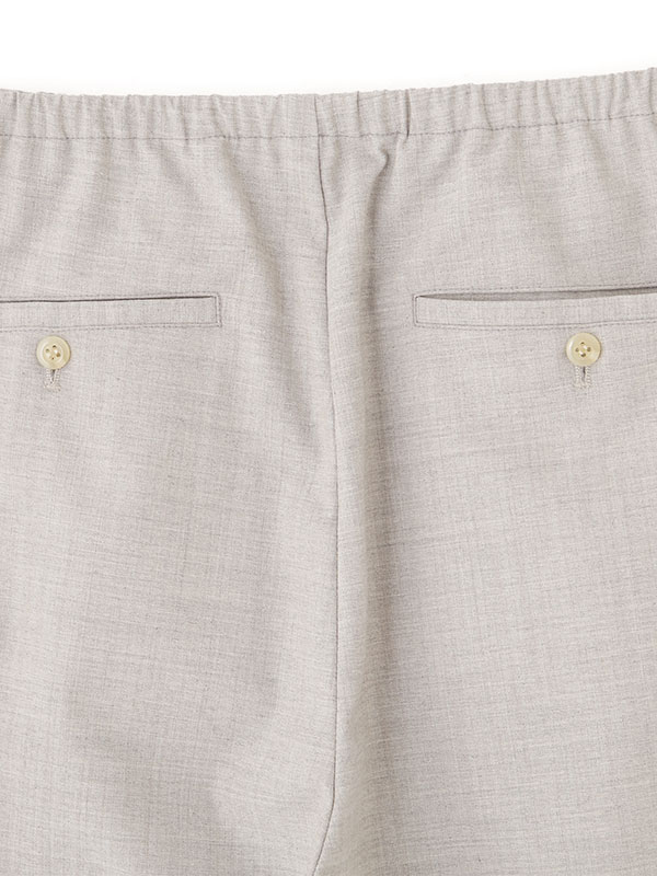 SANTEウエストドロストセミワイドパンツ