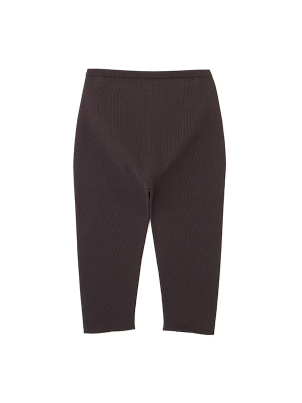 ホールガーメントニットバイカーパンツ