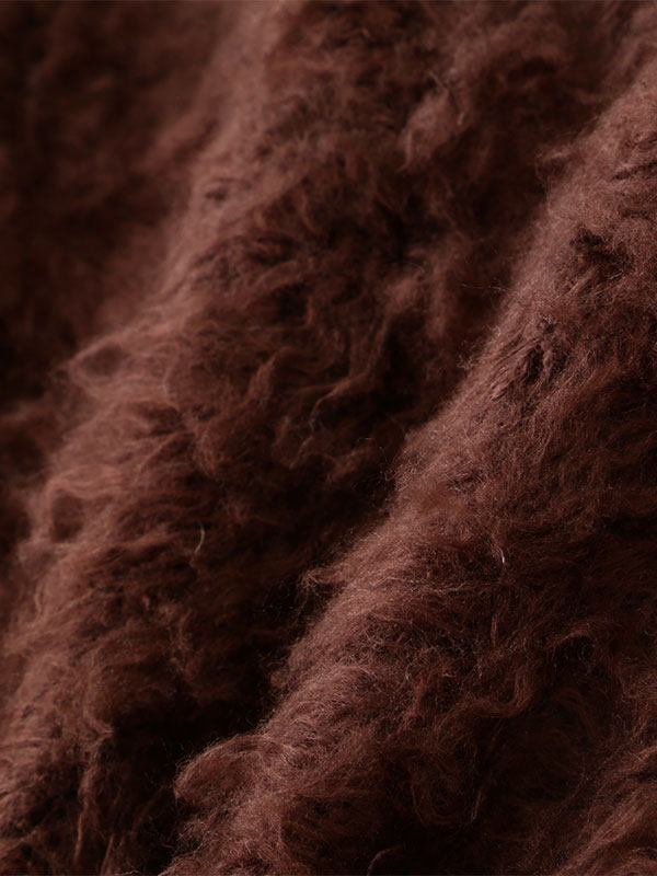 SANTEヘアリーシルクＶネックニットプルオーバー