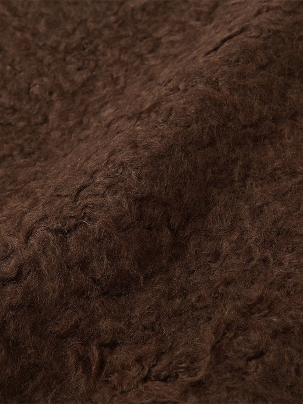 SANTEヘアリーシルクフリンジニットストール