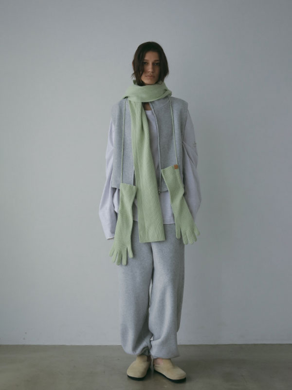 ホールガーメントロングニットグローブ