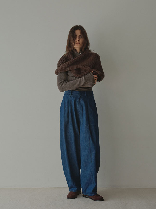 2wayコンフィーハイネックニットプルオーバー